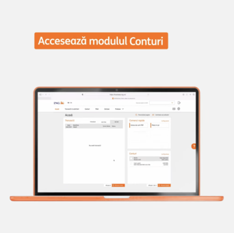 Tutorial Video ING Business Web Acceseaza Modulul Conturi